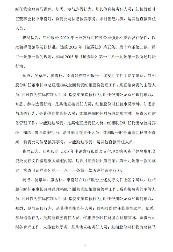 _ST红相：关于收到《行政处罚决定书》及《市场禁入决定书》的公告6.png