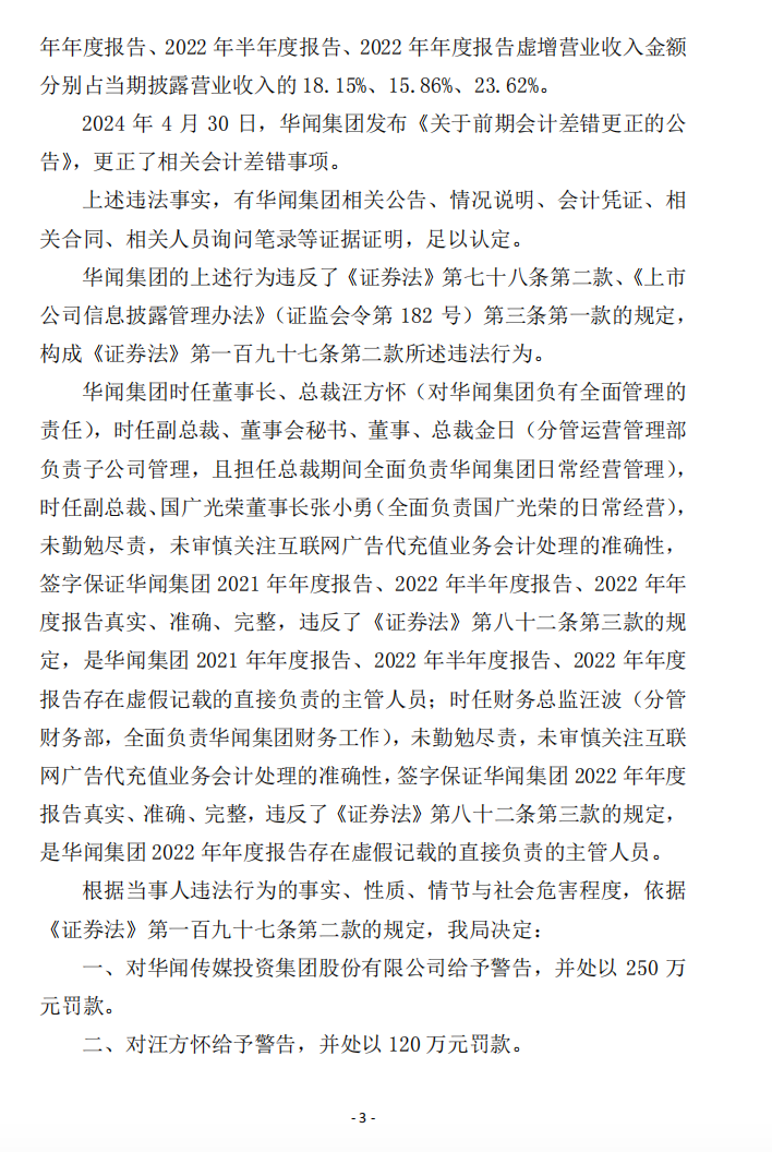 ST华闻：关于公司及相关人员收到中国证券监督管理委员会海南监管局《行政处罚决定书》的公告3.png