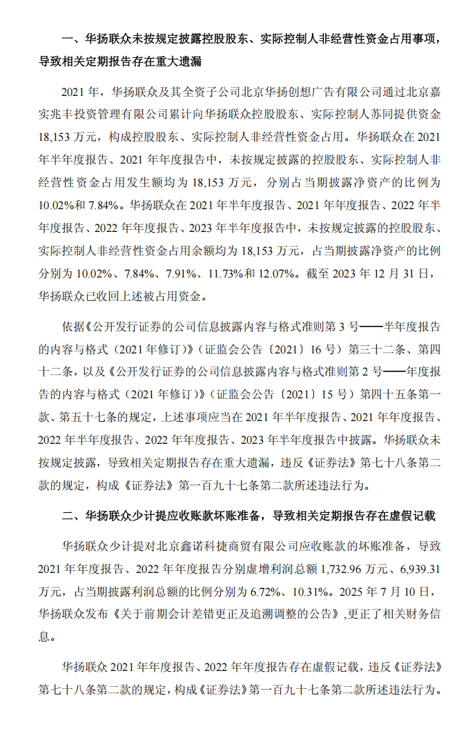 ST华扬：华扬联众数字技术股份有限公司关于公司及相关人员收到中国证券监督管理委员会北京监管局《行政处罚决定书》的公告2.png