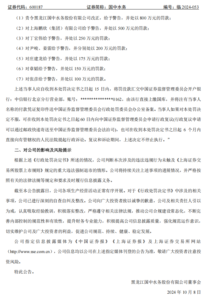 国中水务：关于收到中国证券监督管理委员会黑龙江监管局《行政处罚决定书》的公告4.png