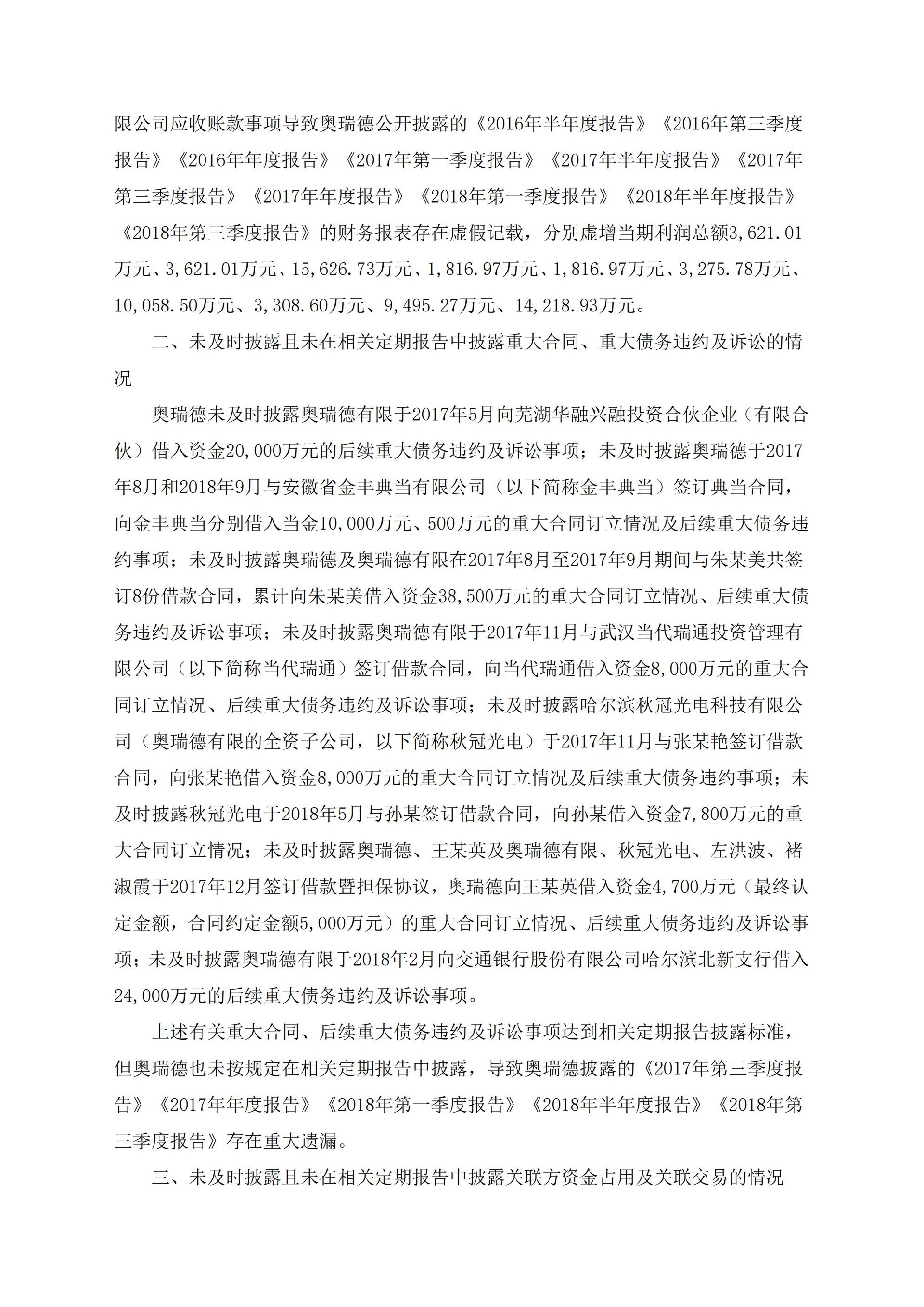 ST瑞德：关于收到中国证券监督管理委员会重庆监管局《行政处罚决定书》及《市场禁入决定书》的公告_03.jpg