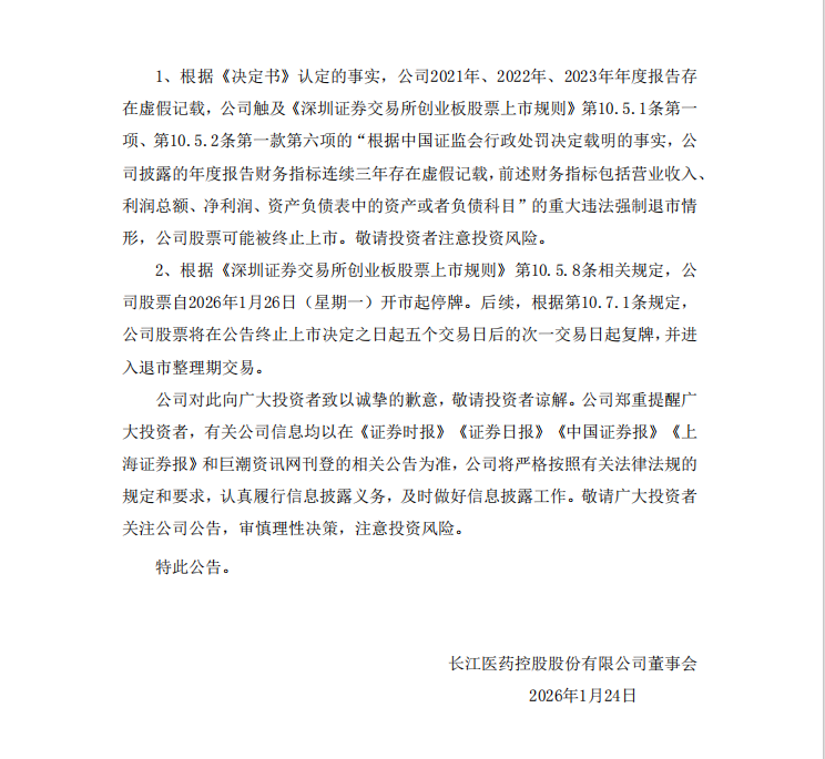 _ST长药：关于收到《行政处罚决定书》的公告3.png